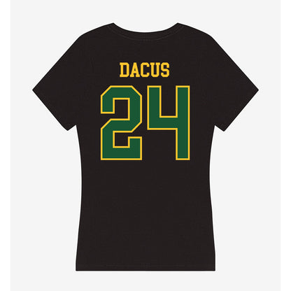 GMU - NCAA Women's Soccer : Sydney Dacus - Women's V-Neck T-Shirt-1
