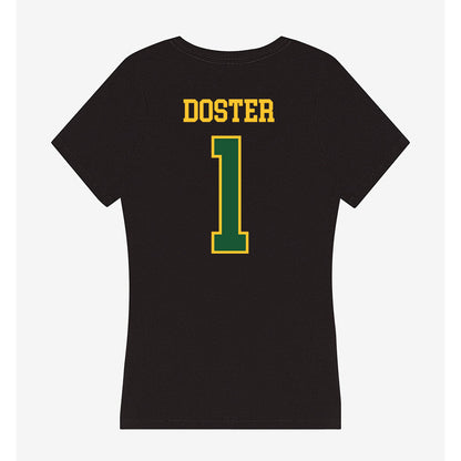 GMU - NCAA Women's Basketball : Jazmyn Doster - Women's V-Neck T-Shirt-1