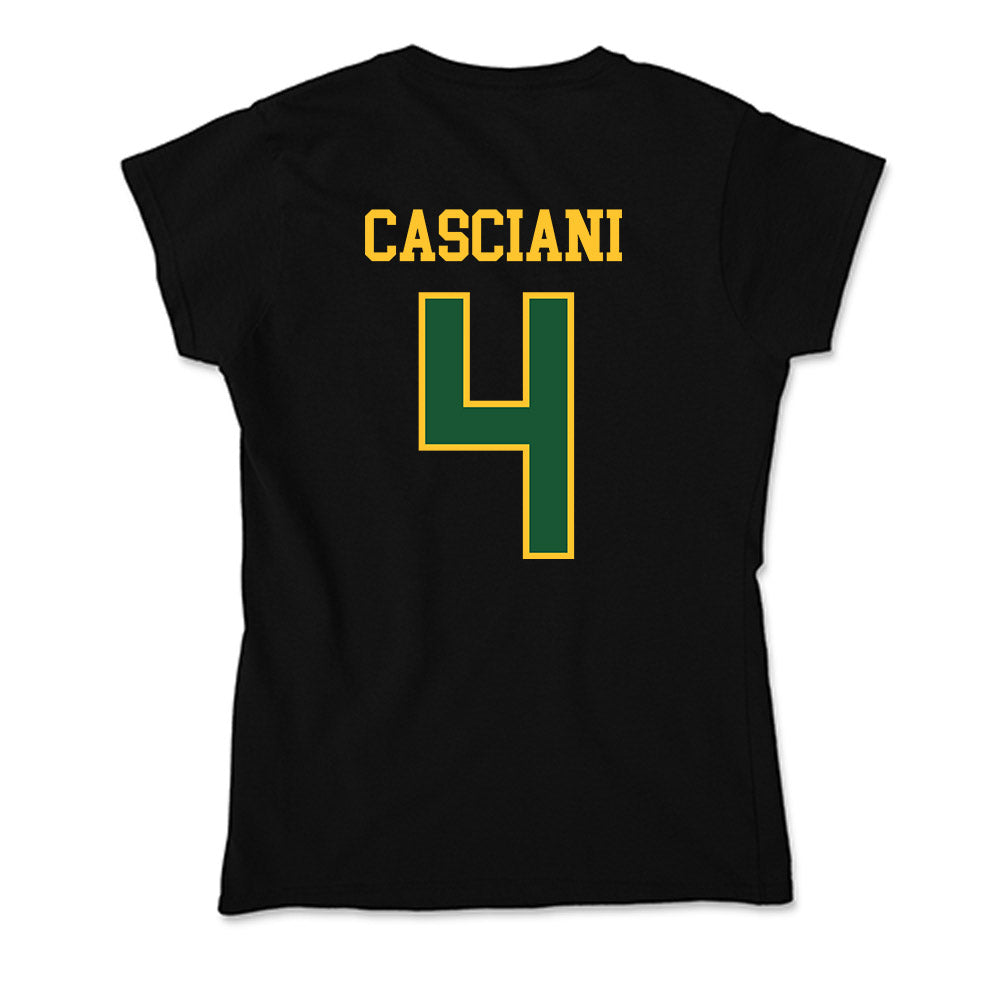 GMU - NCAA Women's Soccer : Mia Casciani - Soft Style Women’s T-Shirt-1
