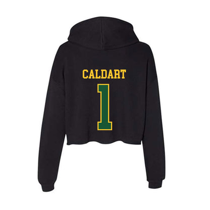 GMU - NCAA Women's Soccer : Selamawit Caldart - Women's Crop Fleece Hoodie-1