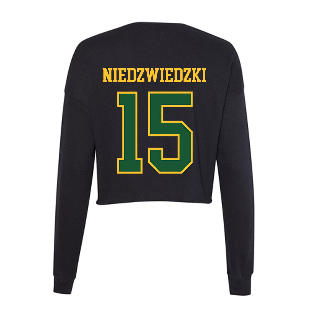 GMU - NCAA Women's Soccer : Tessa Niedzwiedzki - Women's Cropped Crew Fleece-1