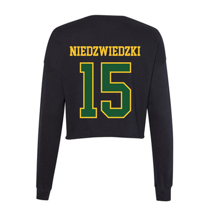 GMU - NCAA Women's Soccer : Tessa Niedzwiedzki - Women's Cropped Crew Fleece-1