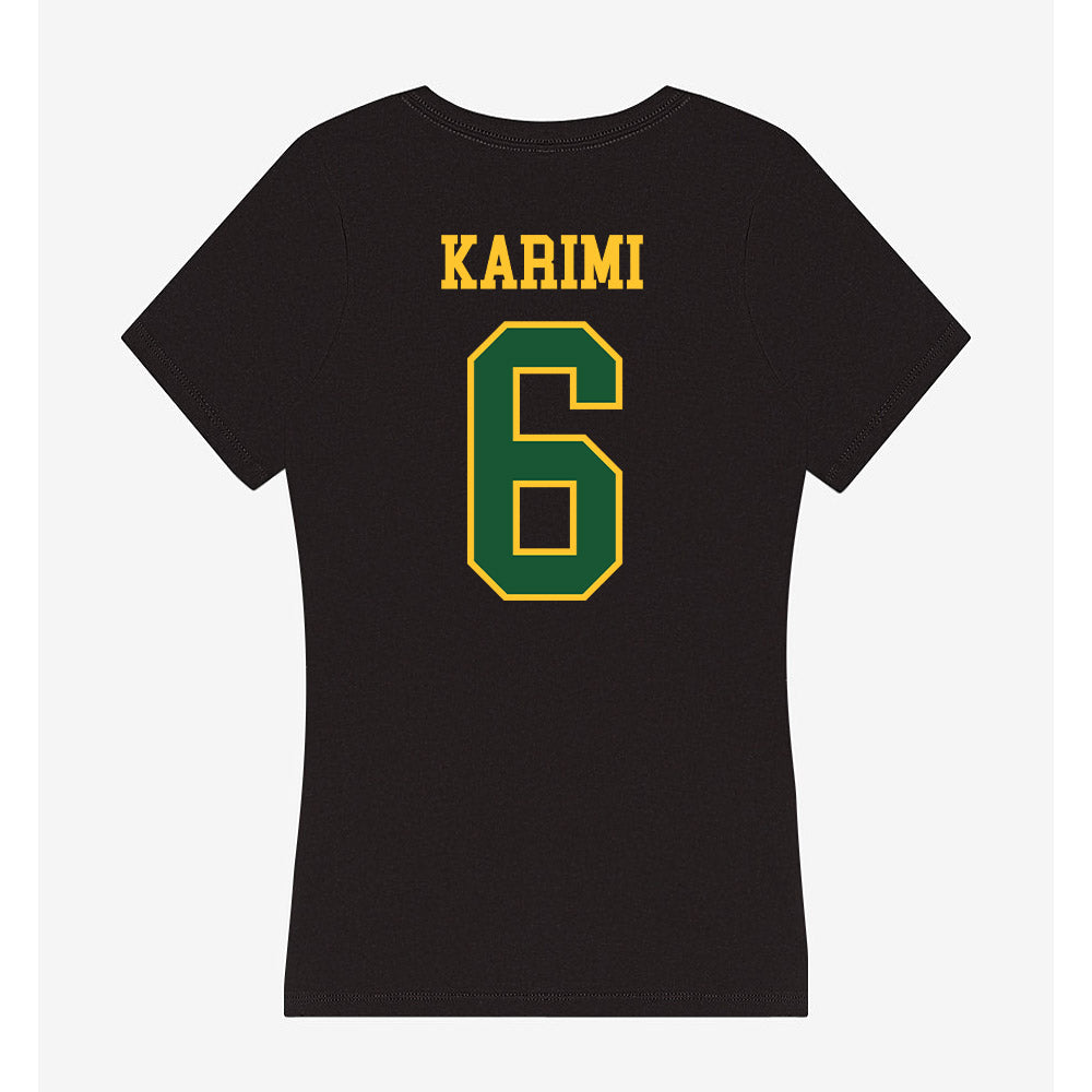 GMU - NCAA Women's Soccer : Eman Karimi - Women's V-Neck T-Shirt-1