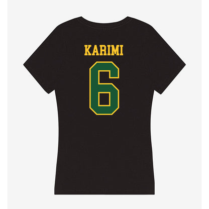 GMU - NCAA Women's Soccer : Eman Karimi - Women's V-Neck T-Shirt-1