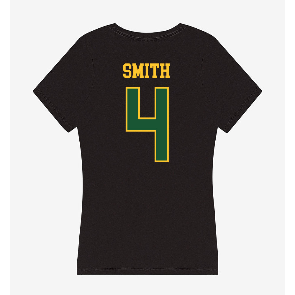 GMU - NCAA Women's Basketball : Sonia Smith - Women's V-Neck T-Shirt-1