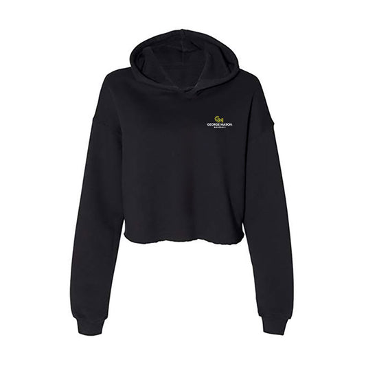 GMU - NCAA Baseball : Jake Butler - Women's Crop Fleece Hoodie-0