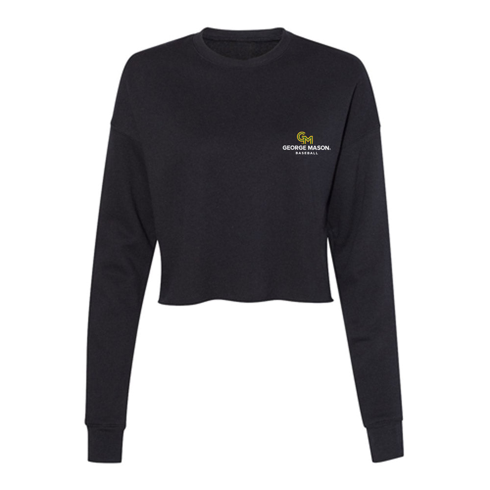 GMU - NCAA Baseball : Kyle Menaker - Women's Cropped Crew Fleece-0