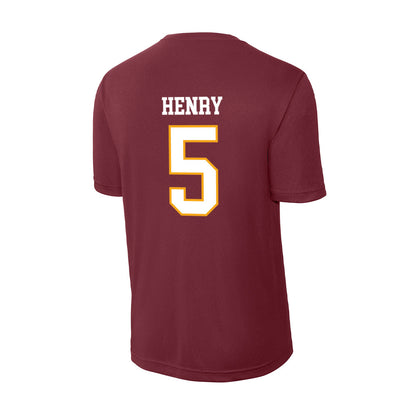 Loyola - NCAA Women's Volleyball : Emma Henry - Activewear T-Shirt-1