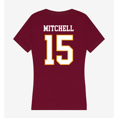 Loyola - NCAA Softball : Katie Mitchell - Women's V-Neck T-Shirt-1