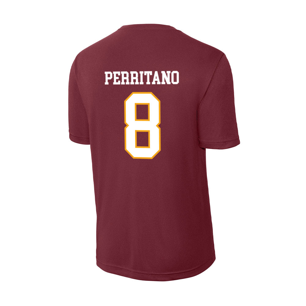 Loyola - NCAA Women's Soccer : Angelina Perritano - Activewear T-Shirt-1
