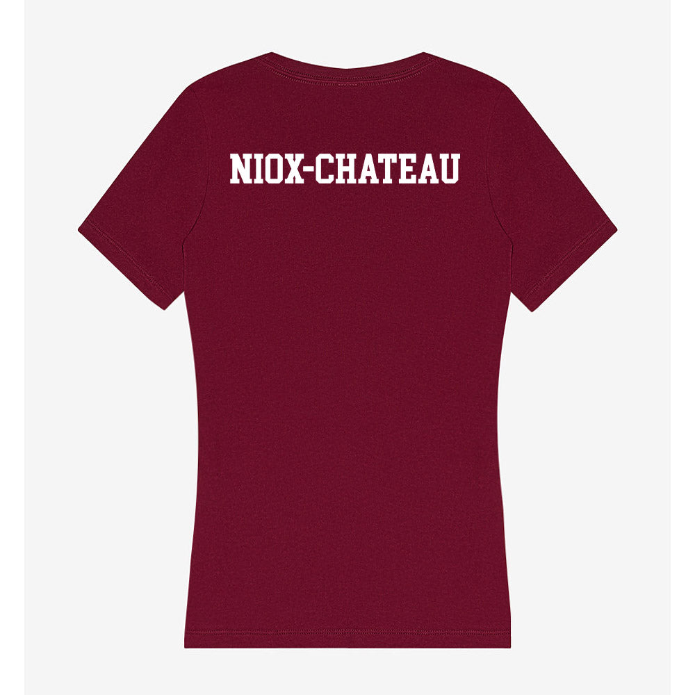 Loyola - NCAA Men's Track & Field : Eugene Niox-chateau - Women's V-Neck T-Shirt-1