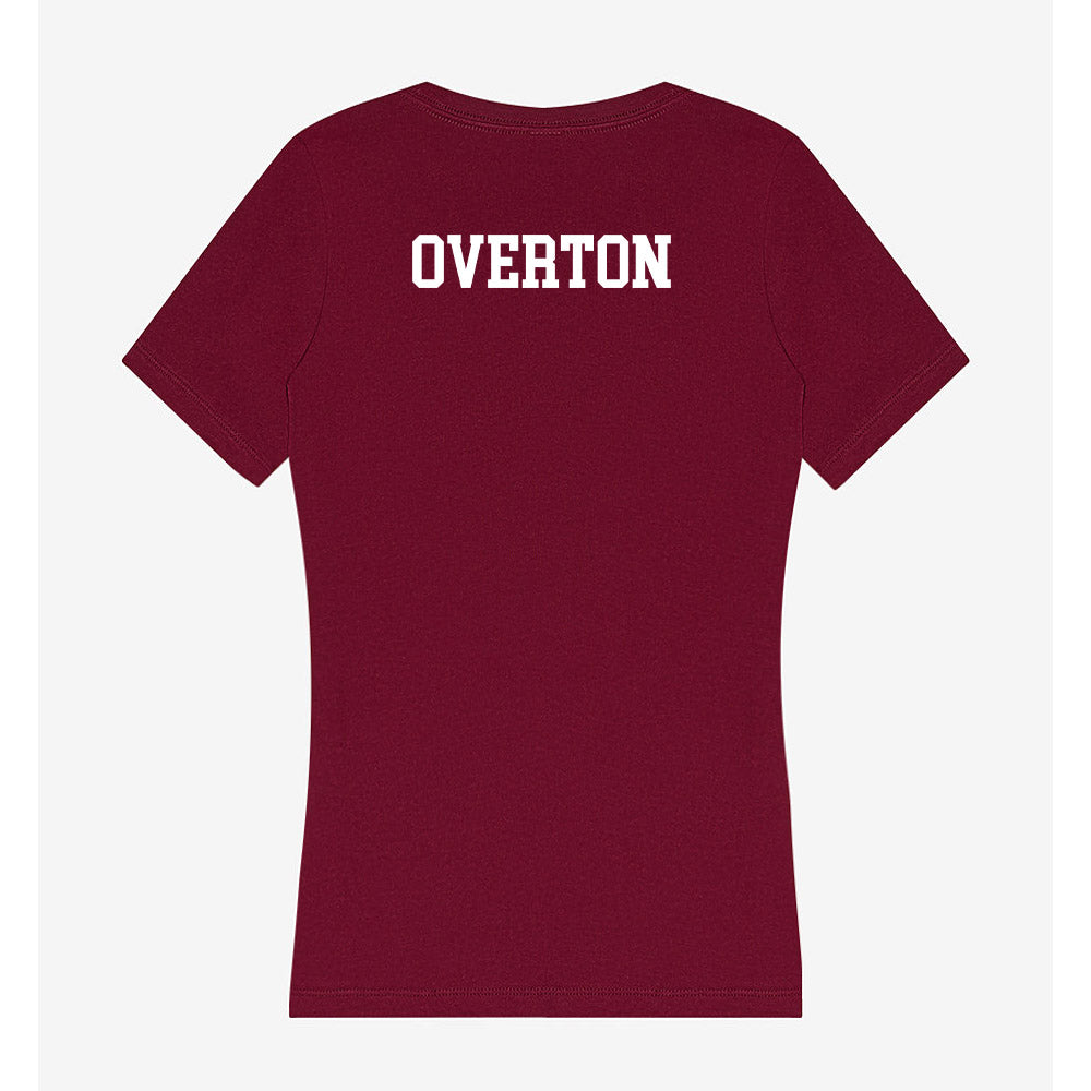 Loyola - NCAA Men's Golf : Jackson Overton - Women's V-Neck T-Shirt-1