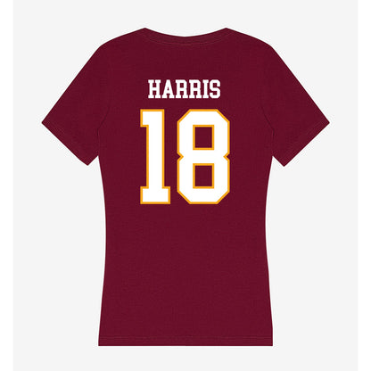 Loyola - NCAA Women's Soccer : Jadyn Harris - Women's V-Neck T-Shirt-1