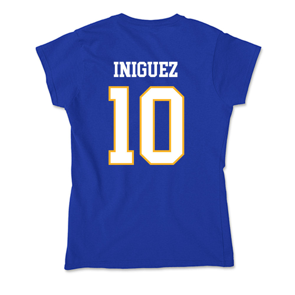 SJSU - NCAA Men's Soccer : Angel Iniguez - Soft Style Women’s T-Shirt-1