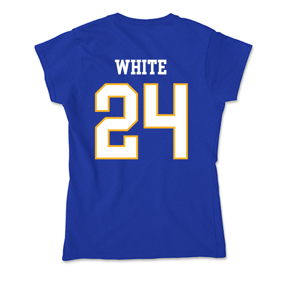 SJSU - NCAA Women's Soccer : Leilani White - Soft Style Women’s T-Shirt-1