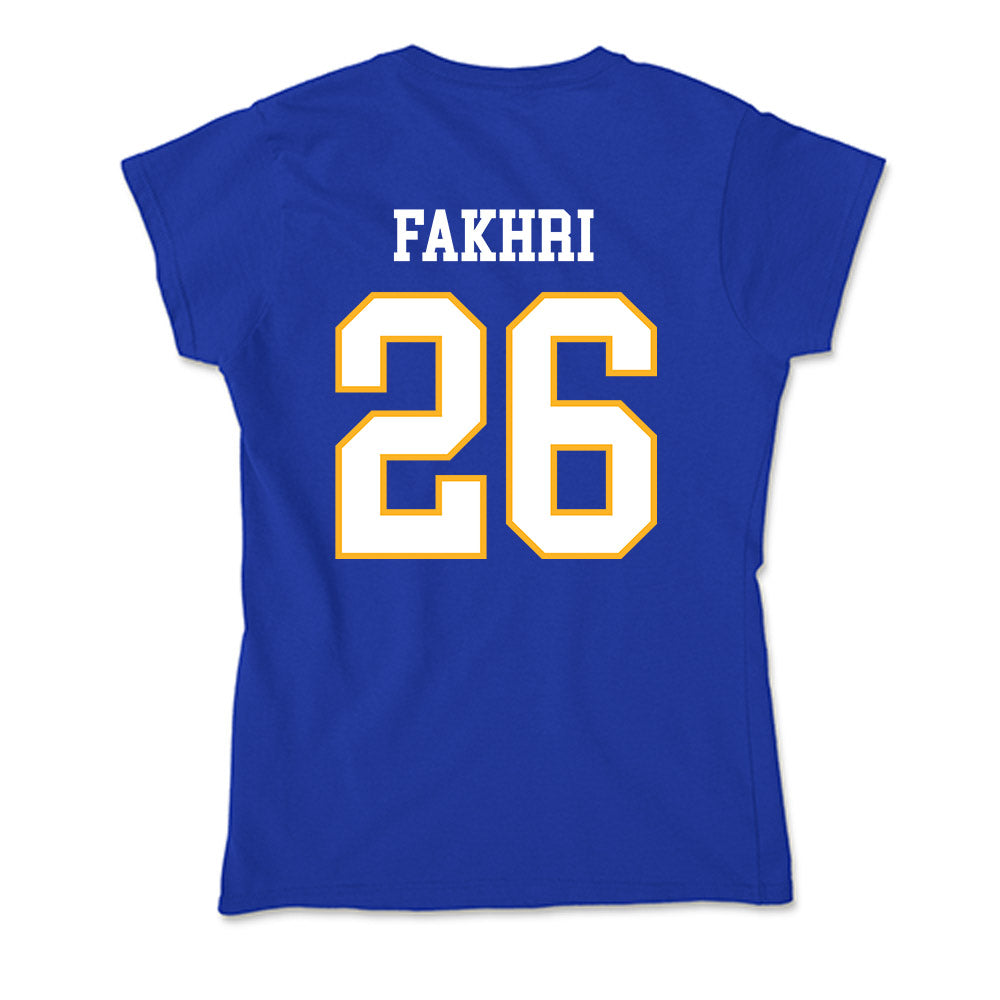 SJSU - NCAA Men's Soccer : Eamon Fakhri - Soft Style Women’s T-Shirt-1