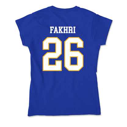 SJSU - NCAA Men's Soccer : Eamon Fakhri - Soft Style Women’s T-Shirt-1