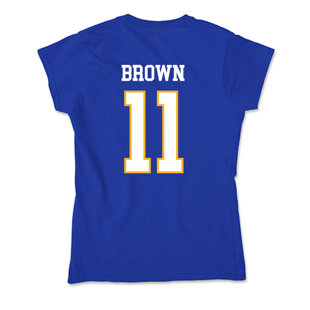 SJSU - NCAA Women's Soccer : Keely Brown - Soft Style Women’s T-Shirt-1