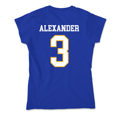 SJSU - NCAA Women's Basketball : Mecca Alexander - Soft Style Women’s T-Shirt-1