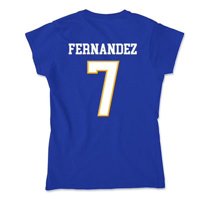 SJSU - NCAA Men's Soccer : Angel Fernandez - Soft Style Women’s T-Shirt-1