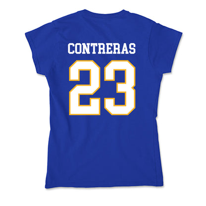 SJSU - NCAA Men's Soccer : Juan Contreras - Soft Style Women’s T-Shirt-1