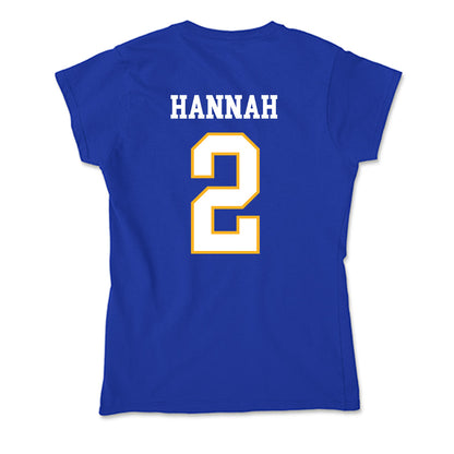 SJSU - NCAA Men's Basketball : Javaughn Hannah - Soft Style Women’s T-Shirt-1