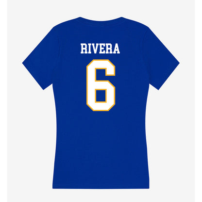 SJSU - NCAA Men's Soccer : Gilberto Rivera - Women's V-Neck T-Shirt-1