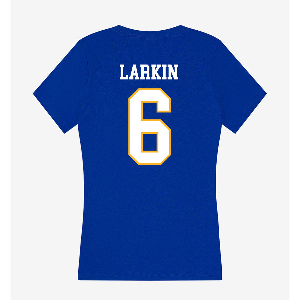SJSU - NCAA Women's Water Polo : Genevieve Larkin - Women's V-Neck T-Shirt-1