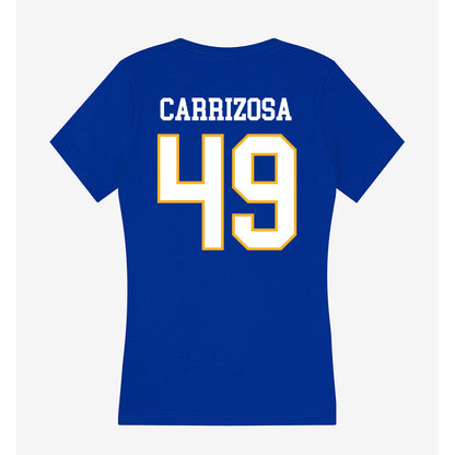 SJSU - NCAA Football : Trent Carrizosa - Women's V-Neck T-Shirt-1