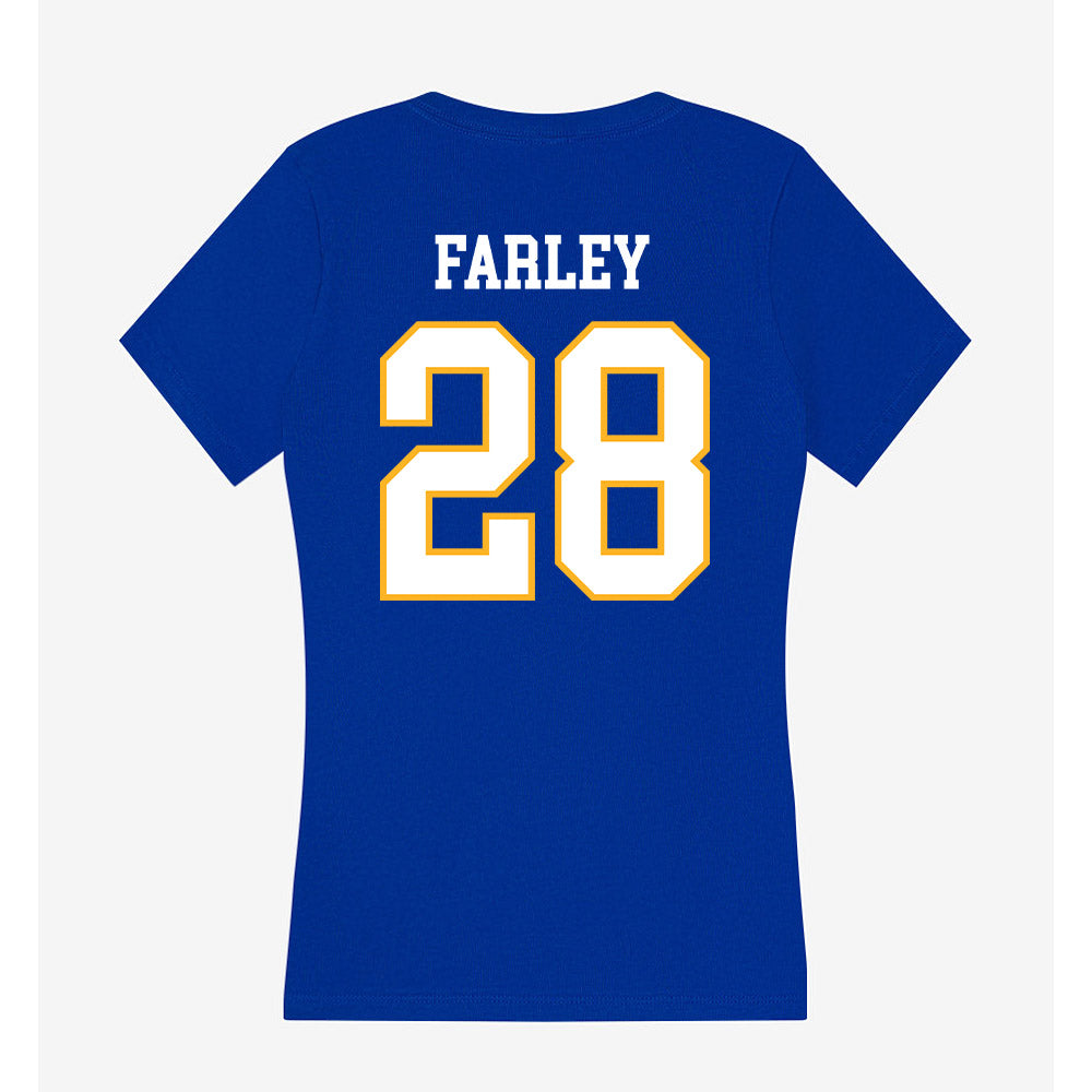 SJSU - NCAA Men's Soccer : Colin Farley - Women's V-Neck T-Shirt-1