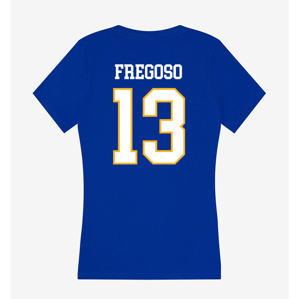 SJSU - NCAA Men's Soccer : Daniel Fregoso - Women's V-Neck T-Shirt-1
