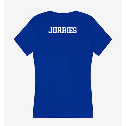 SJSU - NCAA Women's Gymnastics : kaviana jurries - Women's V-Neck T-Shirt-1