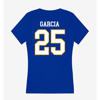 SJSU - NCAA Men's Soccer : Emmanuel Garcia - Women's V-Neck T-Shirt-1