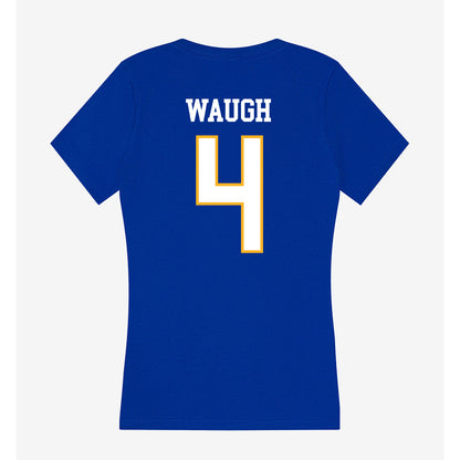 SJSU - NCAA Women's Basketball : Rylei Waugh - Women's V-Neck T-Shirt-1