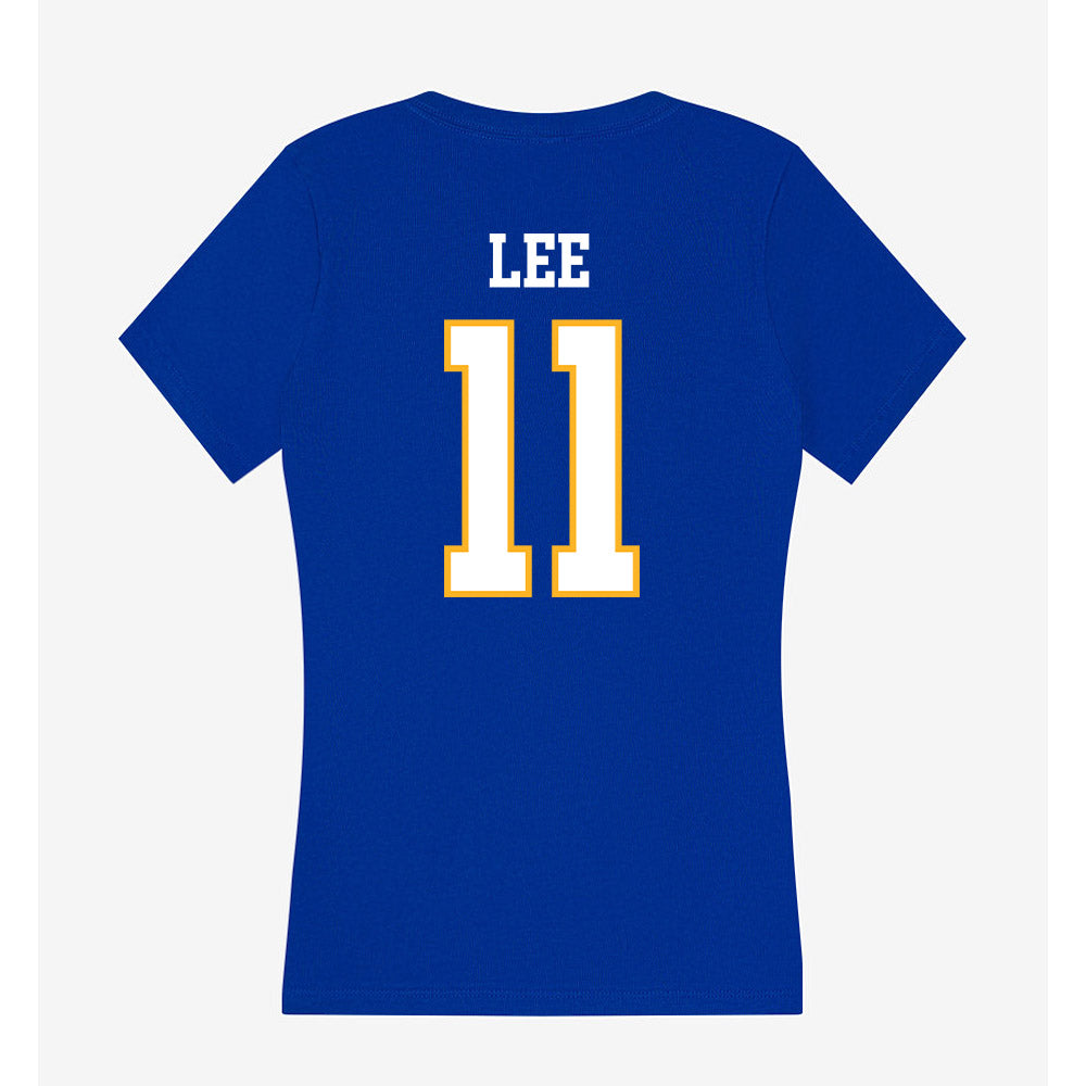 SJSU - NCAA Women's Volleyball : Learden Lee - Women's V-Neck T-Shirt-1