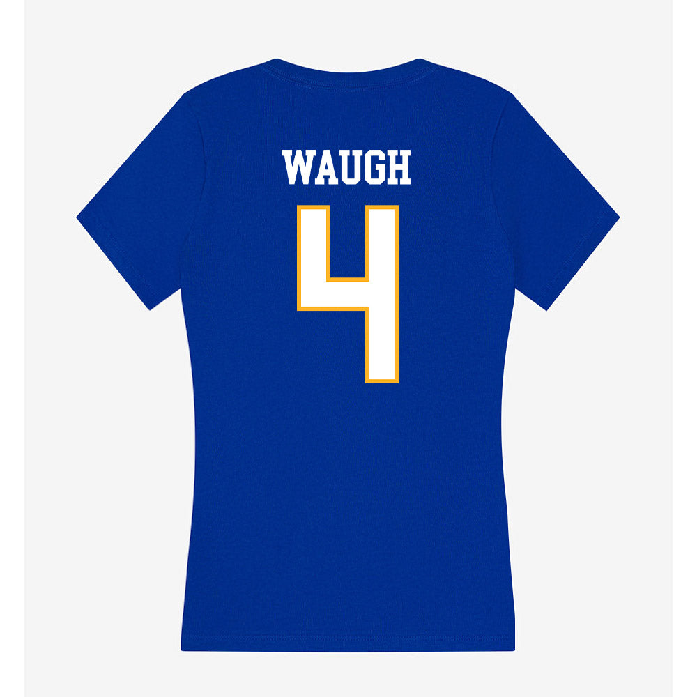 SJSU - NCAA Women's Basketball : Rylei Waugh - Women's V-Neck T-Shirt-1