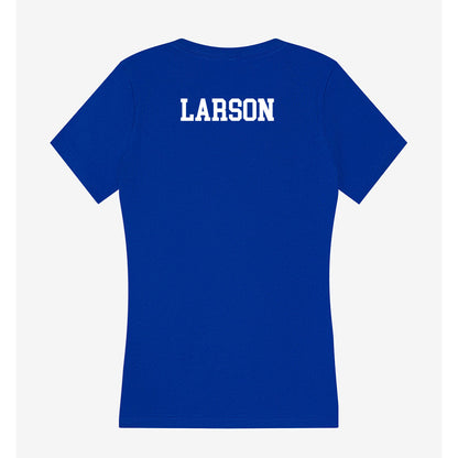 SJSU - NCAA Women's Gymnastics : Kaylee Larson - Women's V-Neck T-Shirt-1