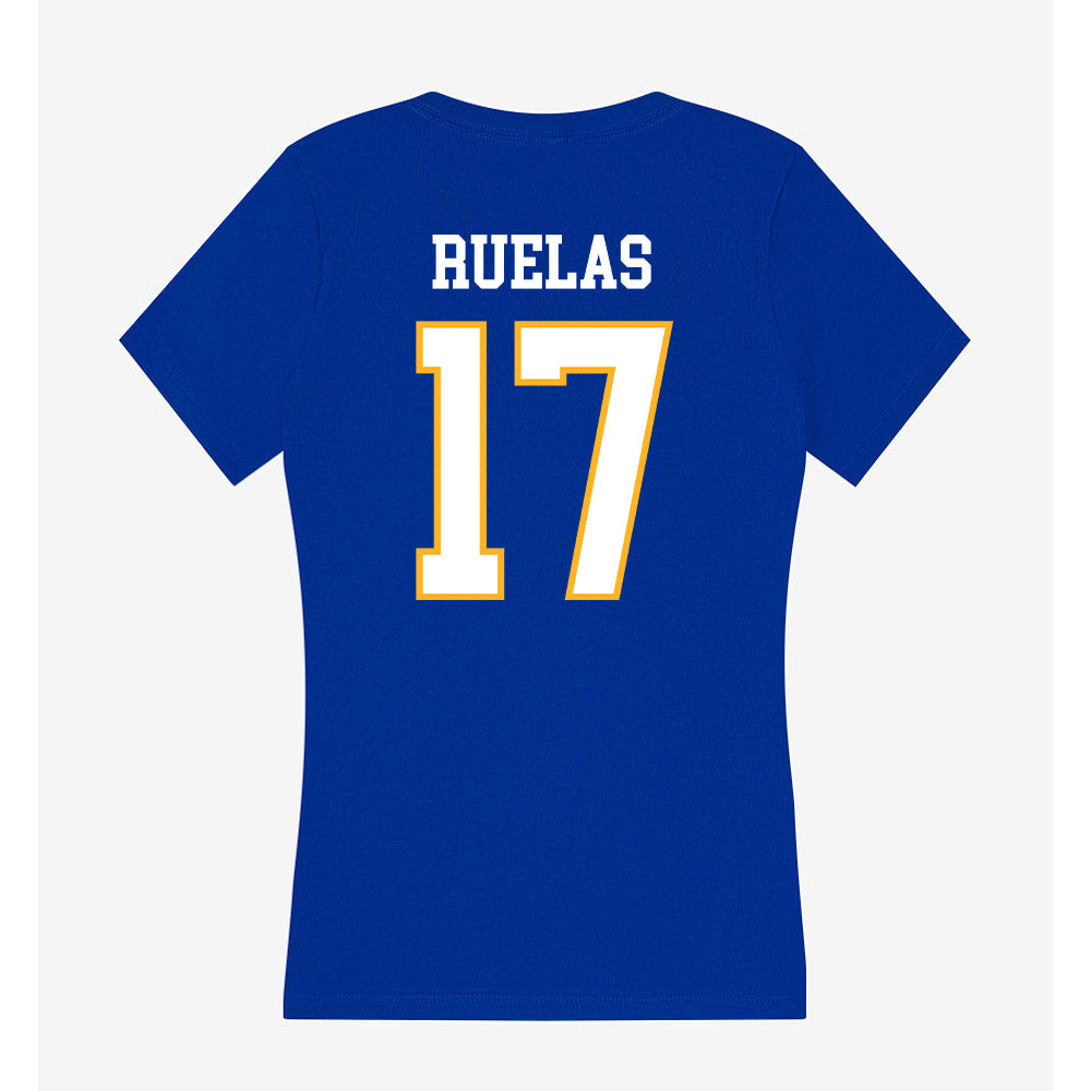 SJSU - NCAA Football : Ryker Ruelas - Women's V-Neck T-Shirt-1