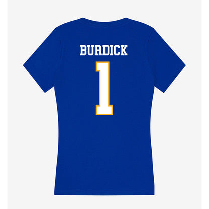 SJSU - NCAA Softball : Sophia Burdick - Women's V-Neck T-Shirt-1