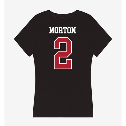 Nicholls State - NCAA Football : Tyler Morton - Women's V-Neck T-Shirt-1