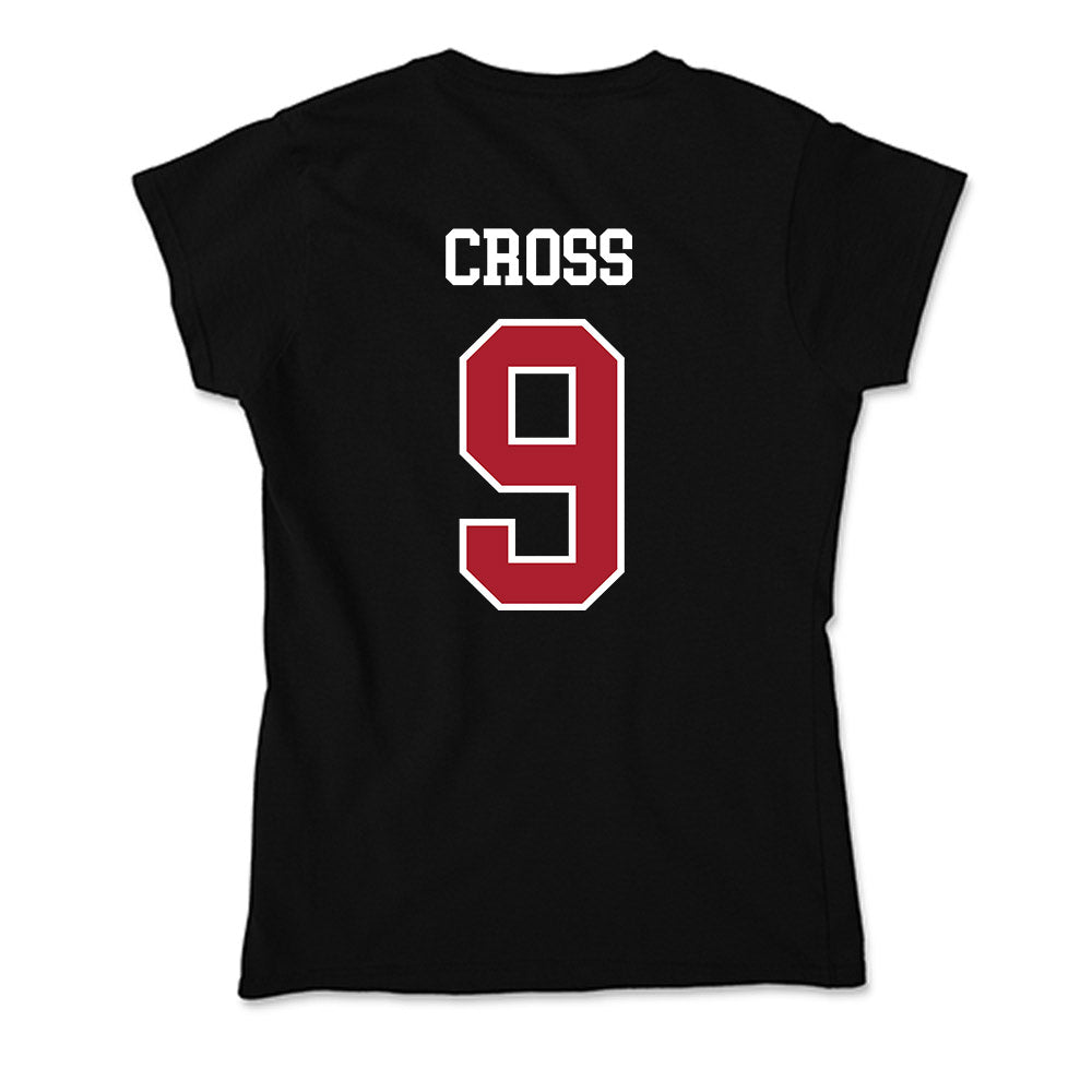 Nicholls State - NCAA Men's Basketball : Zaiden Cross - Soft Style Women’s T-Shirt-1