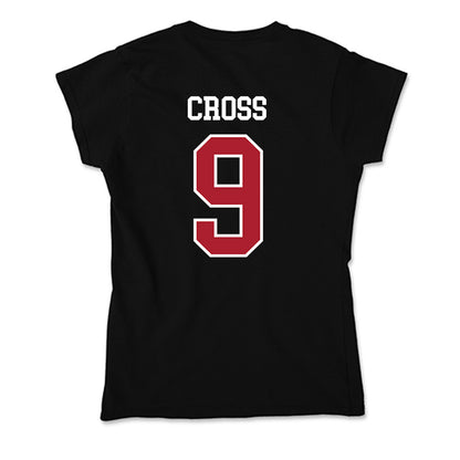 Nicholls State - NCAA Men's Basketball : Zaiden Cross - Soft Style Women’s T-Shirt-1
