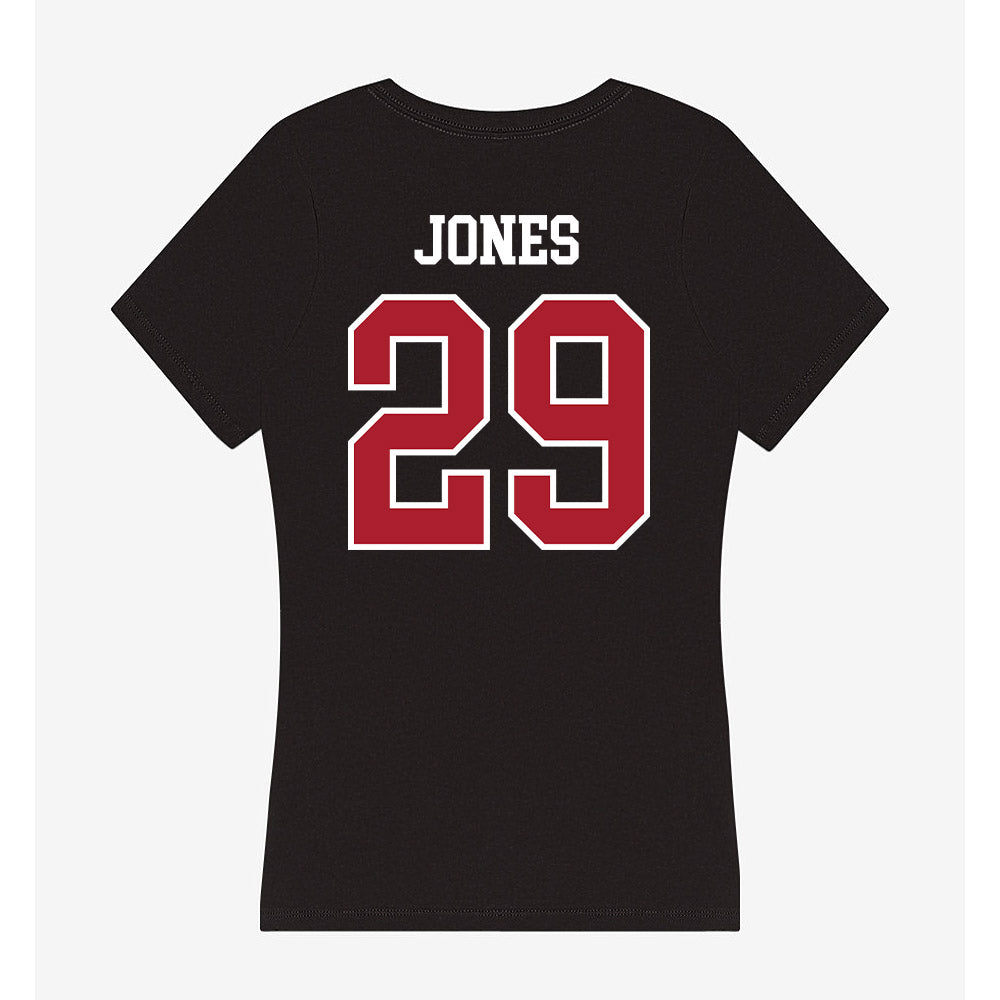 Nicholls State - NCAA Women's Soccer : Allison Jones - Women's V-Neck T-Shirt-1