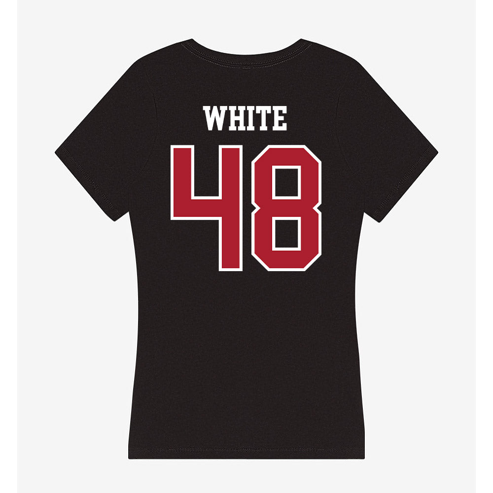Nicholls State - NCAA Football : Scott White - Women's V-Neck T-Shirt-1