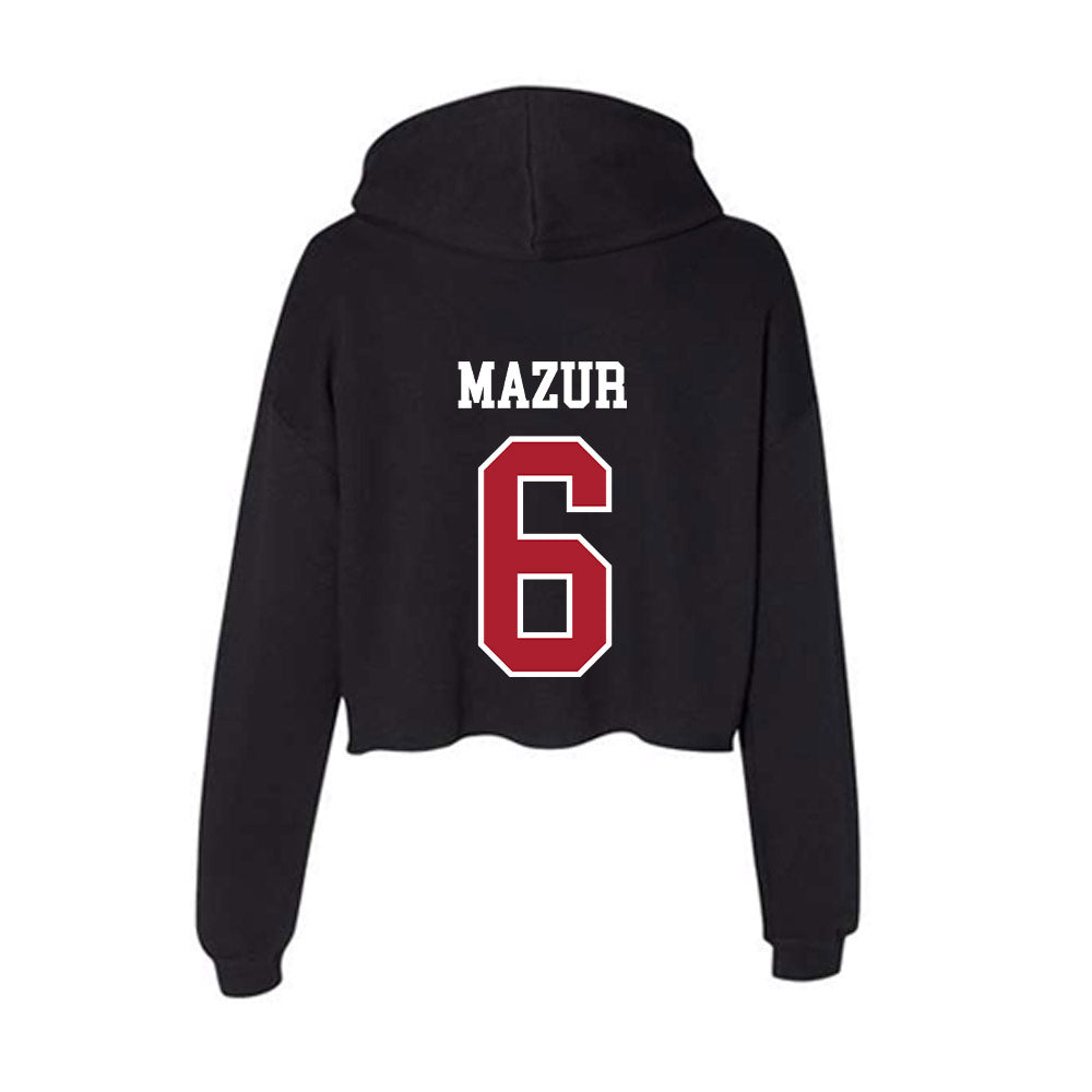 Nicholls State - NCAA Women's Soccer : Lillie Mazur - Women's Crop Fleece Hoodie-1