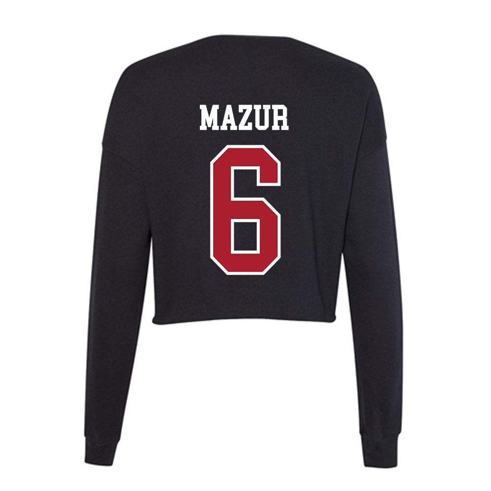 Nicholls State - NCAA Women's Soccer : Lillie Mazur - Women's Cropped Crew Fleece-1