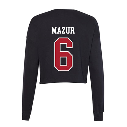 Nicholls State - NCAA Women's Soccer : Lillie Mazur - Women's Cropped Crew Fleece-1