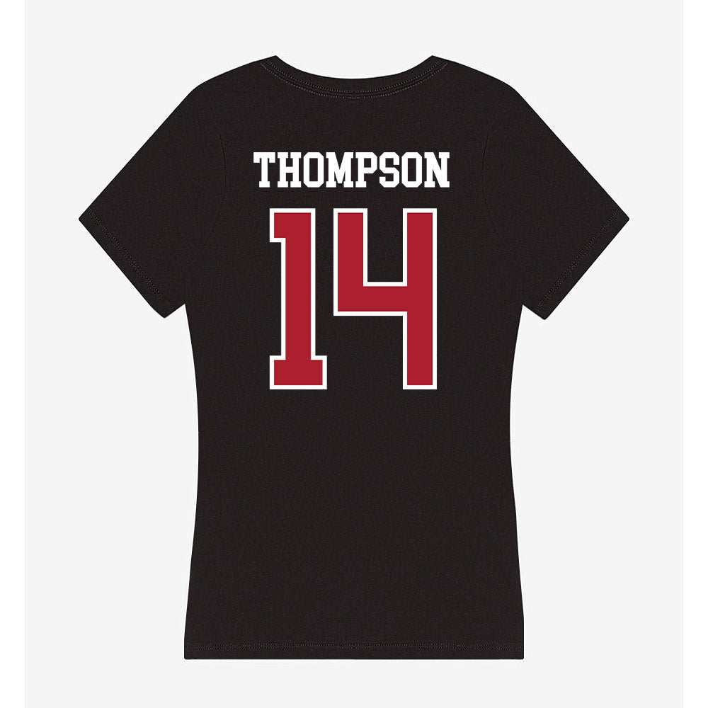 Nicholls State - NCAA Baseball : Caston Thompson - Women's V-Neck T-Shirt-1