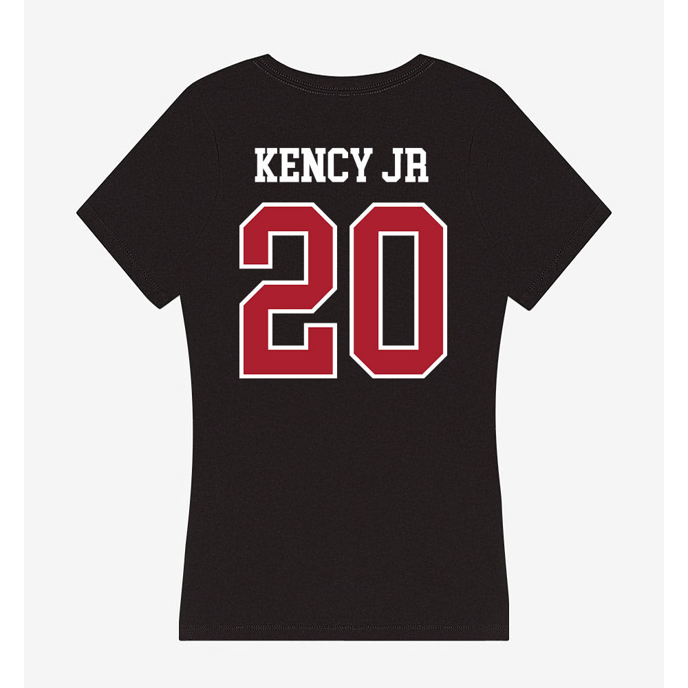 Nicholls State - NCAA Football : David Kency Jr - Women's V-Neck T-Shirt-1