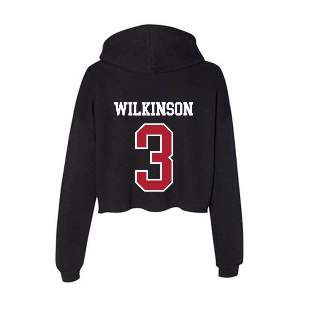 Nicholls State - NCAA Beach Volleyball : Brooklynn Wilkinson - Women's Crop Fleece Hoodie-1